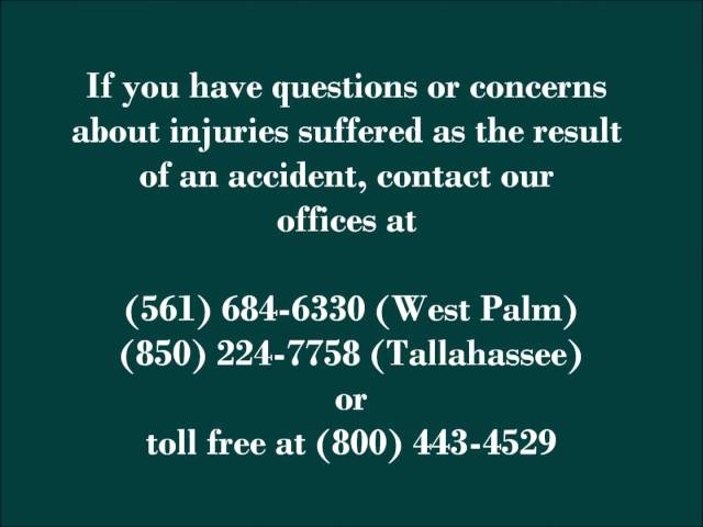 Smith & Vanture, LLP Car Accident Lawyers Video | West Palm Beach | Call (561) 684-6330