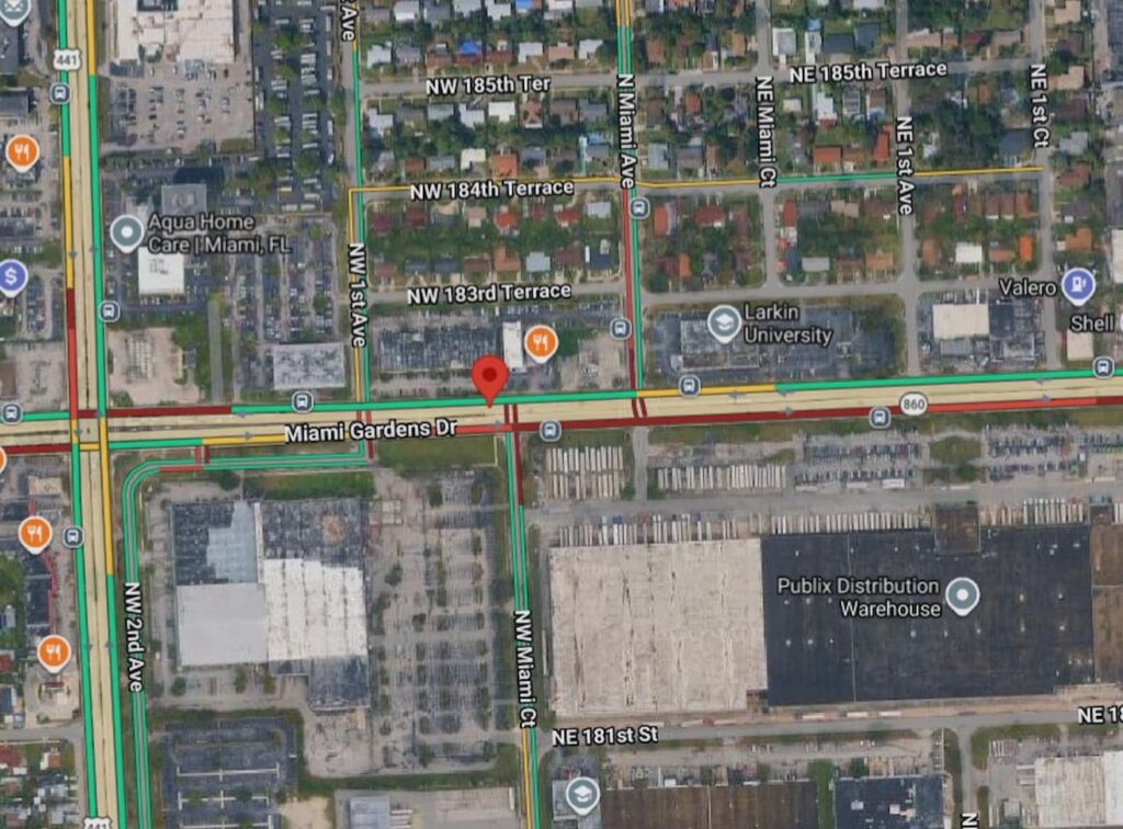 Pedestrian struck, killed by vehicle on I-95 in northeast Miami-Dade