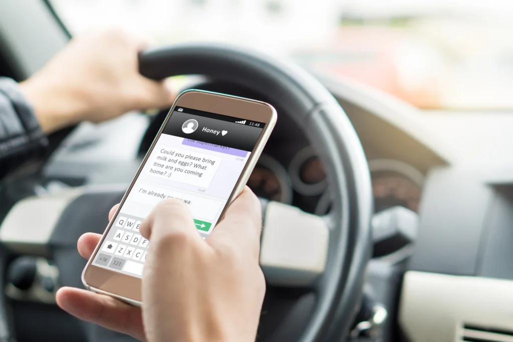 How Do I Prove Other Driver Was Texting On Blue Heron Boulevard If They Deny It?