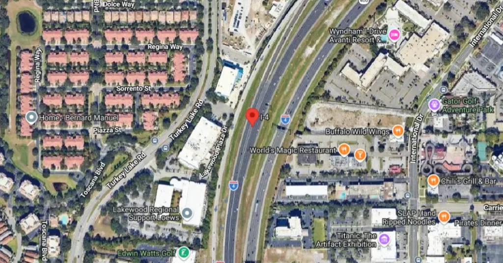 Major Crash on I-4 EB in Orange County, FL Major Crash on I-4 EB in Orange County, FL