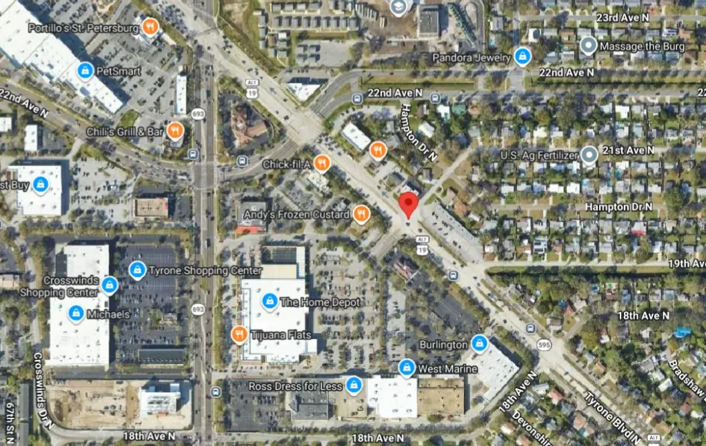 Motorcyclist Killed in Wreck at 21st Ave N in St Petersburg, FL
